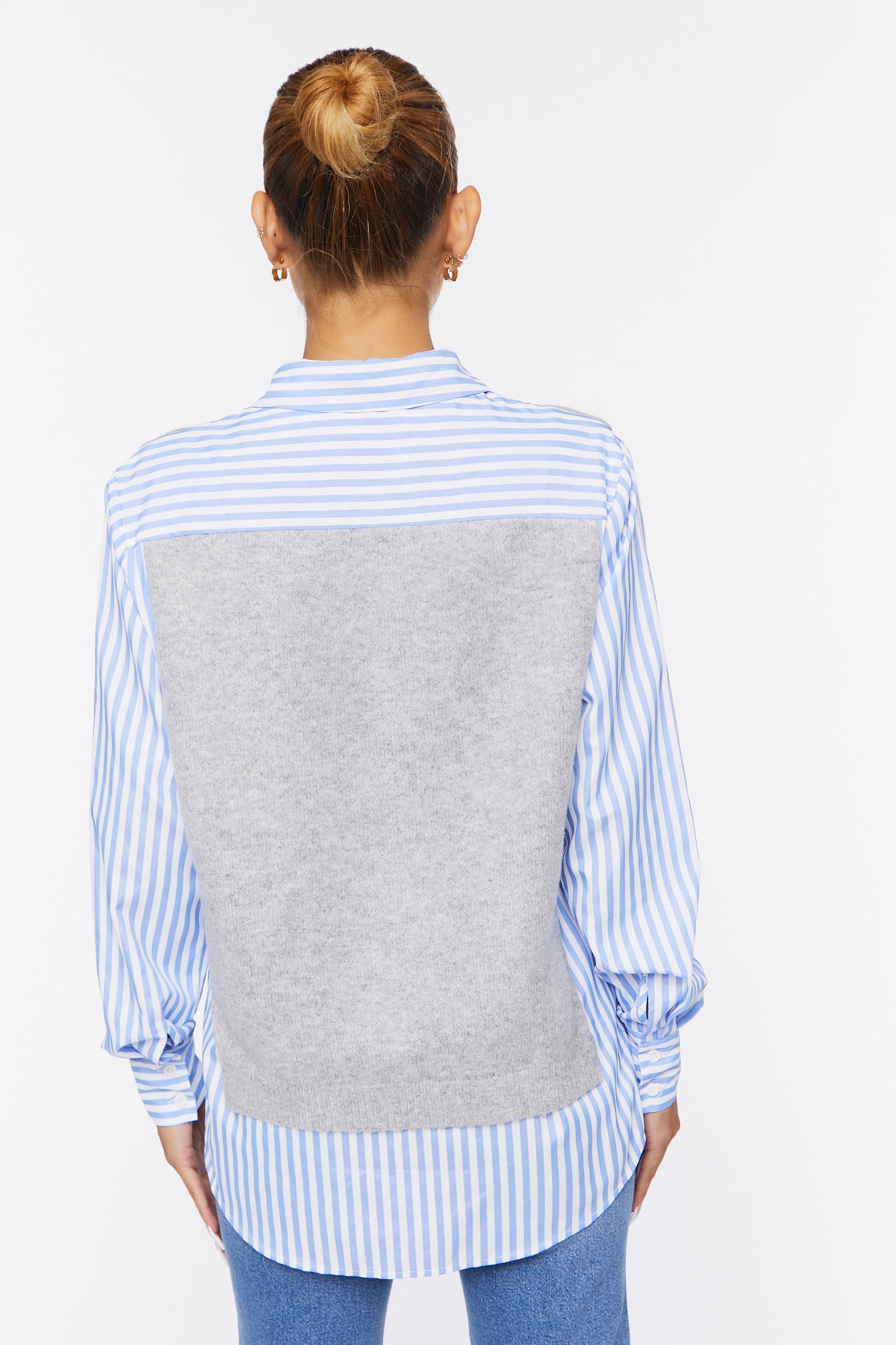 Greymulti Sweater Vest Combo Shirt 3