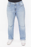 Mediumdenim Plus Size Distressed Baggy Jeans 1