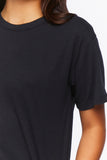 Black Relaxed Crew Tee 4