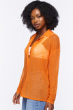 Kumquat Sheer Mesh Shirt 1