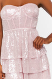 Pinkpink Sequin Sweetheart Mini Dress 5