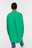 Emerald Oversized Longline Poplin Shirt 3