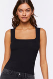 Black Fitted Tank Top 