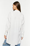Cream Linen-Blend Oversized Shirt 2