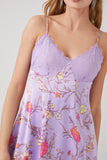 Lavendermulti Floral Lace-Tiered Maxi Dress 4
