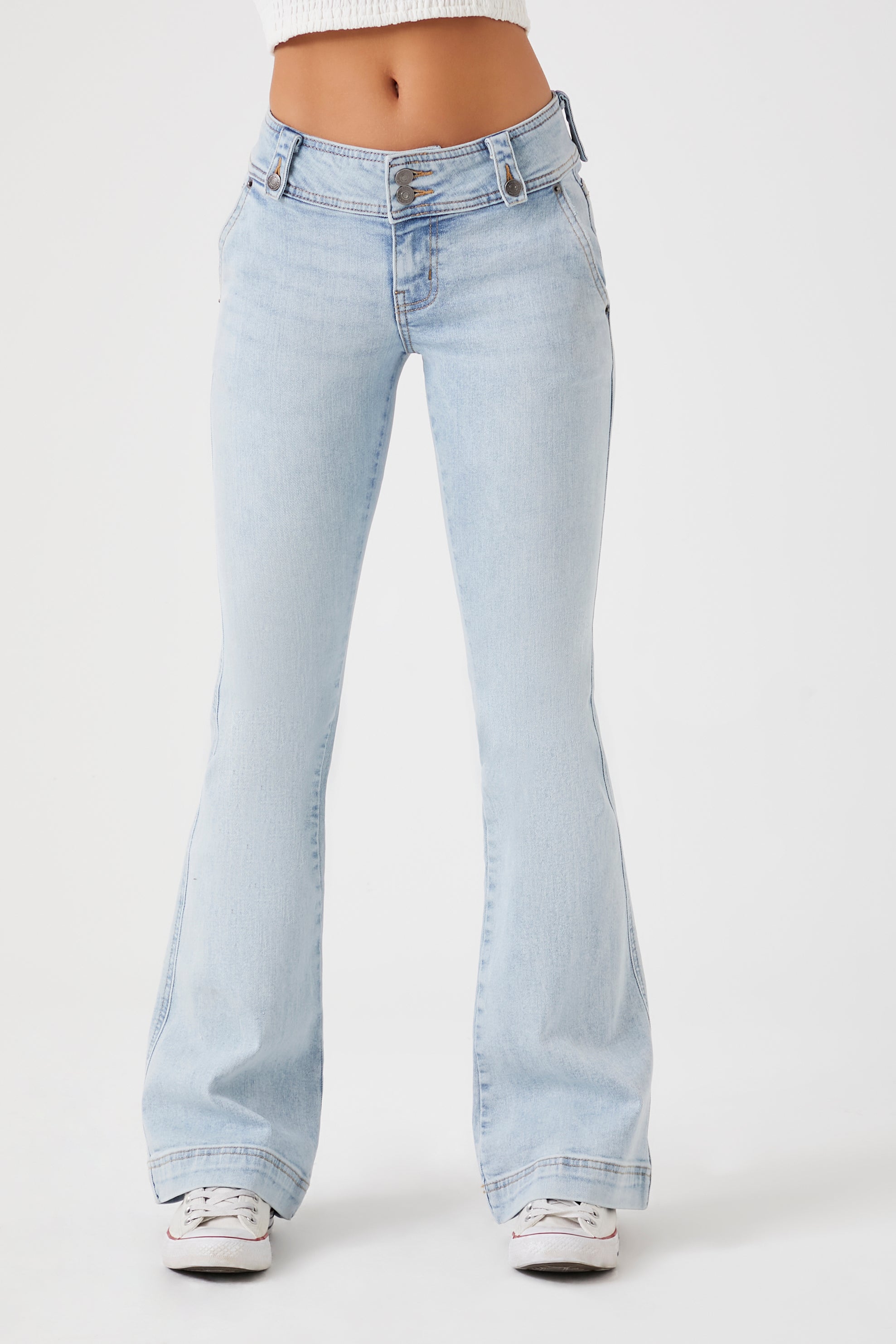 Light denim Recycled Cotton Bootcut Jeans 1
