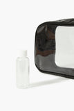 Black Transparent Makeup Bag & Travel Bottle Set 2