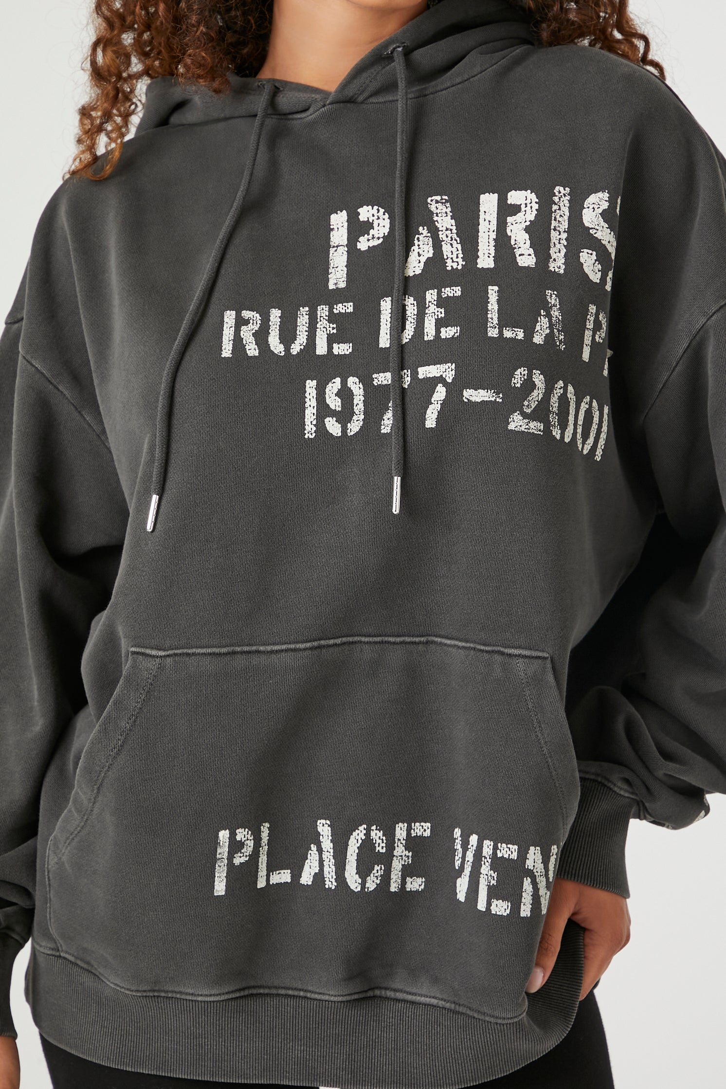 Charcoal/Multi Paris Graphic Hoodie 4