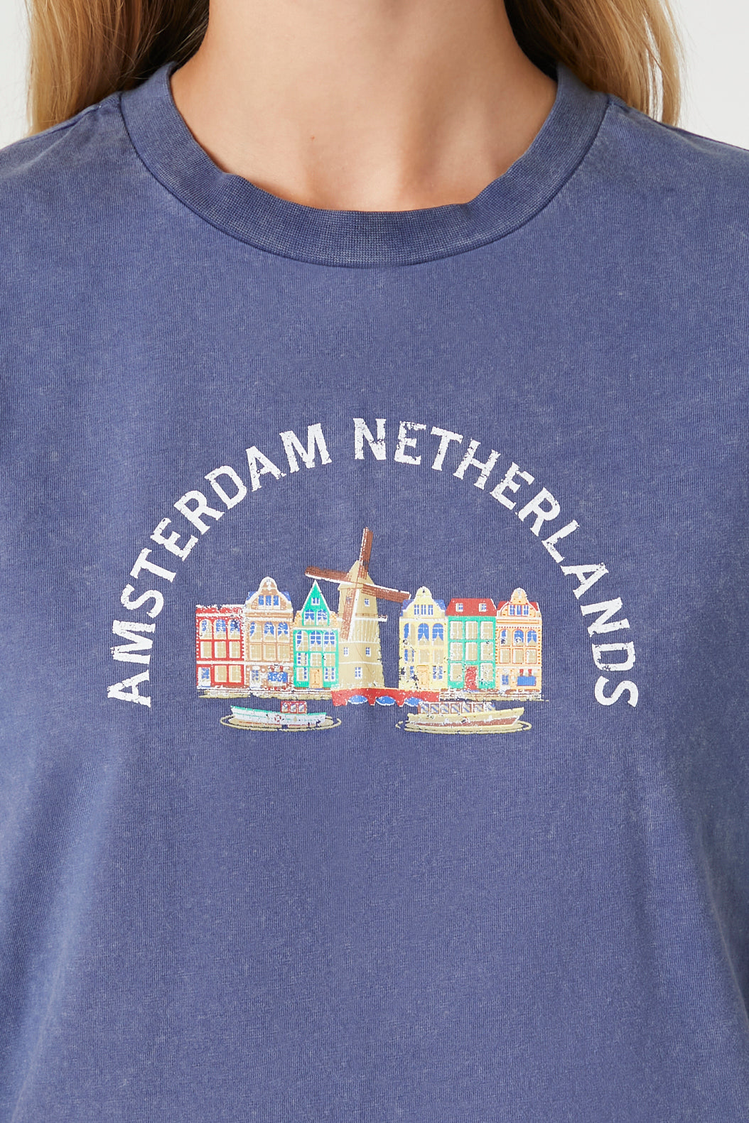 Navy/Multi Amsterdam Netherlands Graphic Tee 4