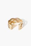 Gold Braided Cuff Bracelet 3