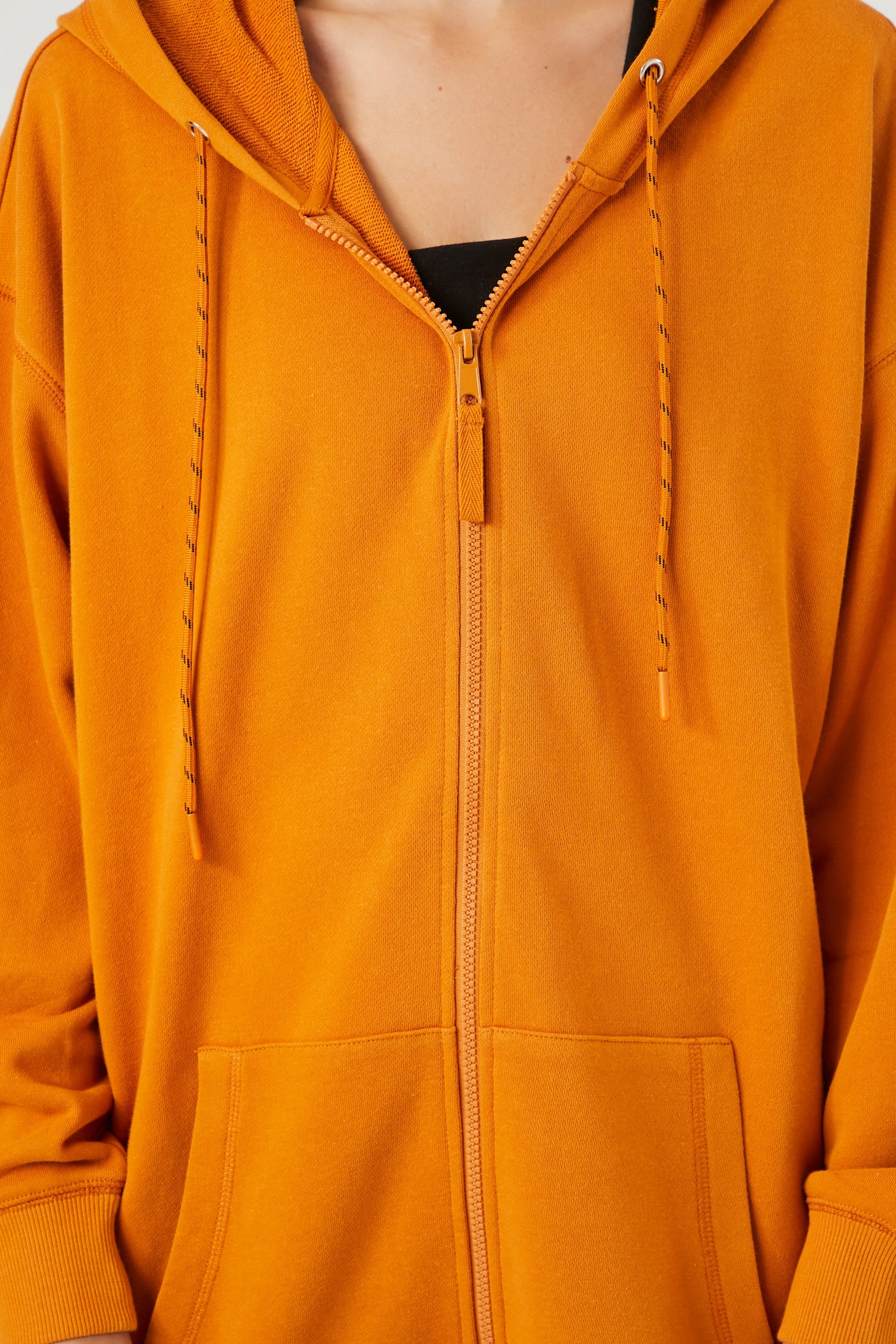 Gold Active French Terry Zip-Up Hoodie 4