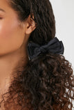 Black Bow Hair Clip Set 1