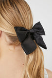 Black Layered Bow Scrunchie 1
