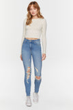 Medium Denim Hemp 10% Skinny Jeans 