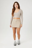 Goat Ribbed Knit Crop Top 3