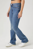 Medium Denim Mid-Rise Bootcut Jeans 1
