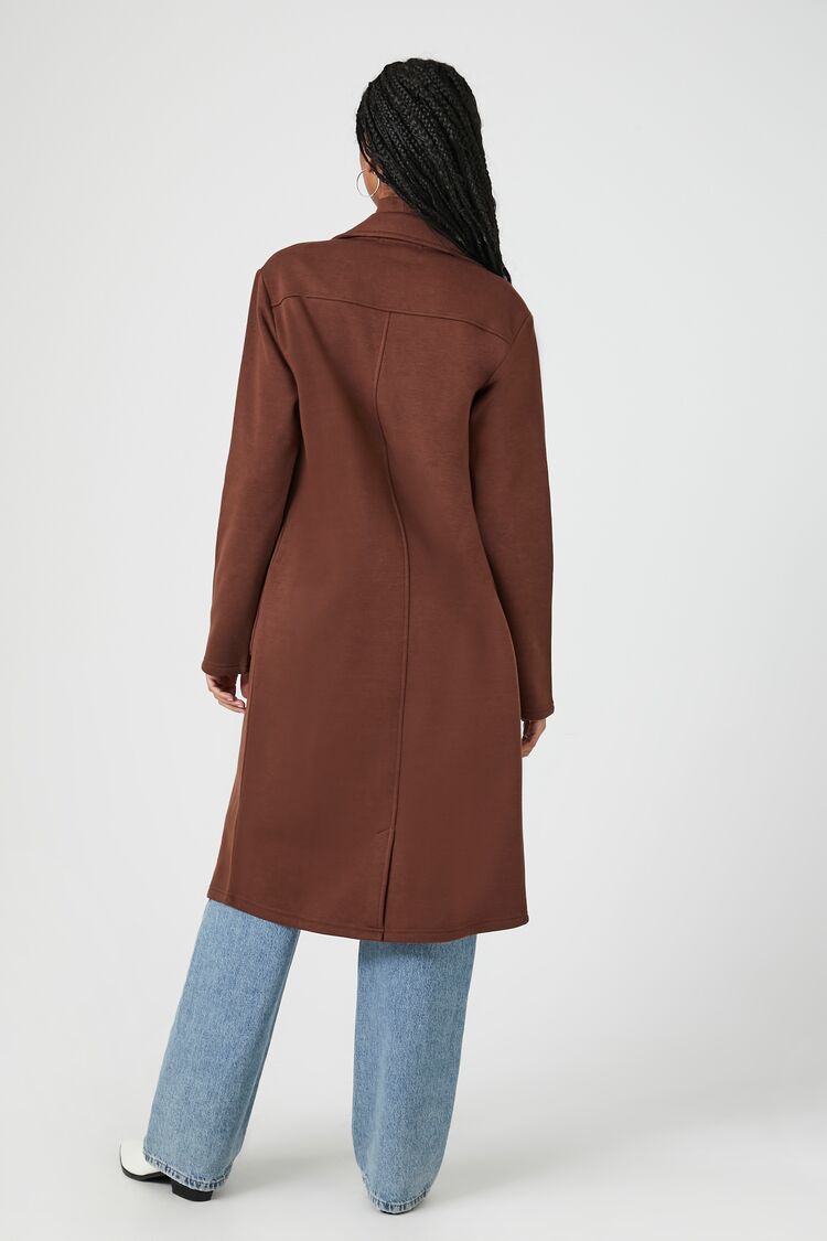 Womens long duster on sale jacket