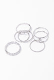 Silver Assorted Ring Set
