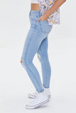 Lightdenim Distressed High-Rise Skinny Jeans  3